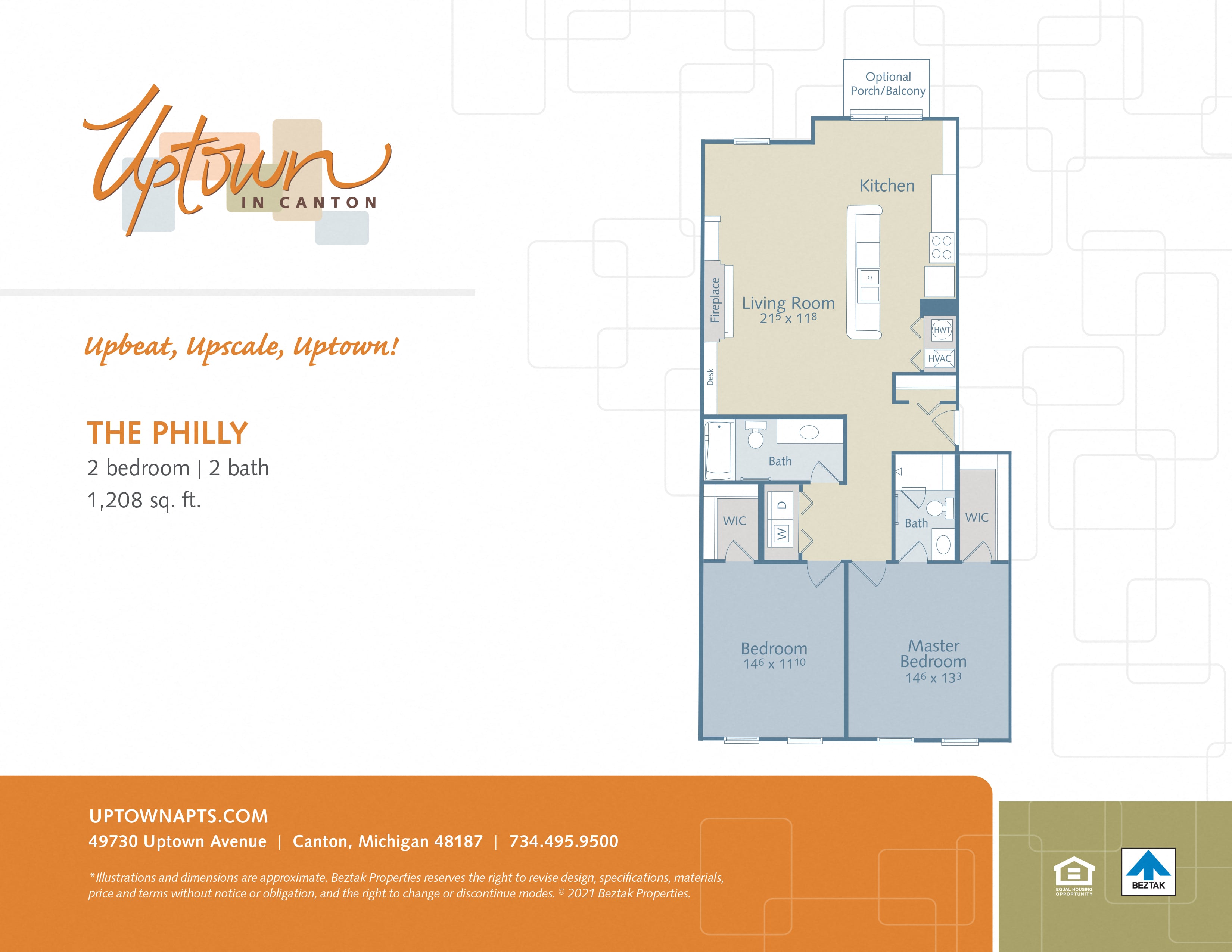 The Philly floor plan
